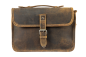 Preview: Alpenleder Leder Fototasche "Presse" Old Havanna